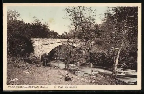 AK St-Georges-en-Couzan /Loire, Le Pont du Diable