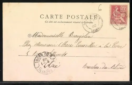 AK Saint-Forgeux-L`Espinasse /Loire, Le Château de l`Espinasse, côté nord