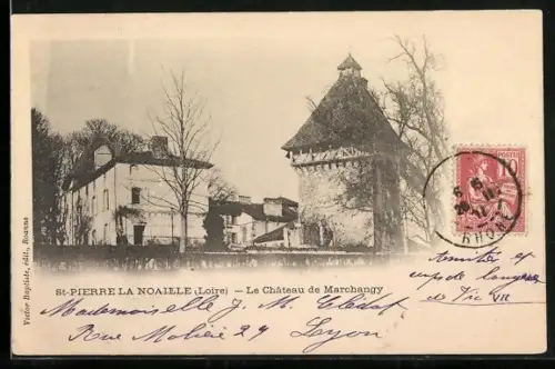 AK St-Pierre-la-Noaille /Loire, Le Château de Marchangy