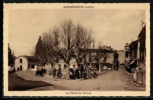 AK Andrézieux /Loire, La Place du Forez