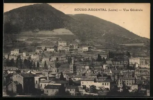 AK Bourg-Argental /Loire, Vue Générale