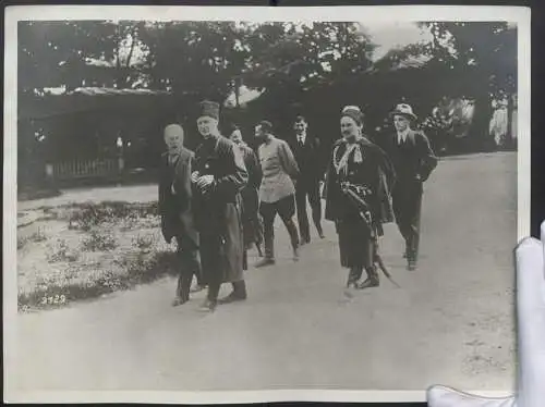 Fotografie Ansicht Berlin, ukrainischer Hetman Pavlo Skoropadsky mit Gefolge zu Besuch in Berlin, Grossformat 40 x 30cm