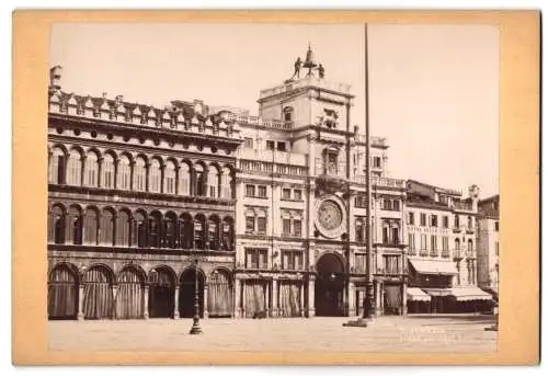 Fotografie unbekannter Fotograf, Ansicht Venedig, Torre dell`Orologio