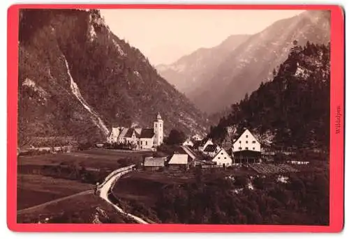 Fotografie Fr. Mark, Scheibbs, Ansicht Wildalpen, Dorfansicht in den Alpen