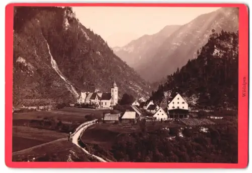 Fotografie Fr. Mark, Scheibbs, Ansicht Wildalpen, Dorfansicht in den Alpen