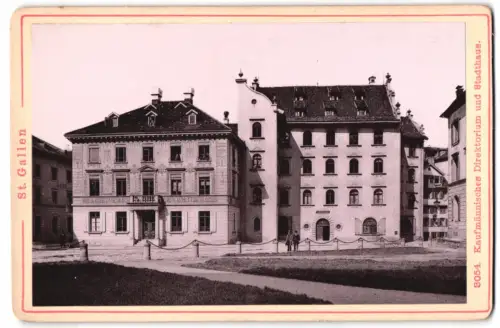 Fotografie Diezel & Langer, Wien, Favoritenstrasse 54, Ansicht St. Gallen, Kaufmännisches Direktorium und Stadthaus