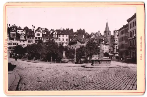Fotografie Diezel & Langer, Wien, Favoritenstrasse 54, Ansicht St. Gallen, Marktplatz, Stadtansicht