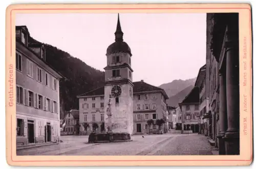 Fotografie Diezel & Langer, Wien, Favoritenstrasse 54, Ansicht Altdorf, Marktplatz und Rathaus