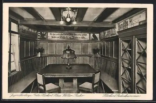 AK Wetter a. d. Ruhr, Jugendherberge Fritz Harkort-Haus, Aufenthaltsraum