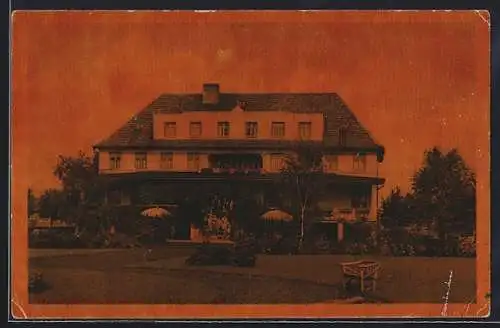 AK Hücker Moor, Kurhaus, Erholungsheim der Fa. August Engels