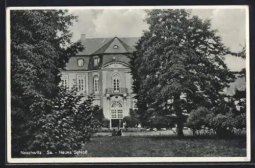 AK Neschwitz /Sa., Neues Schloss