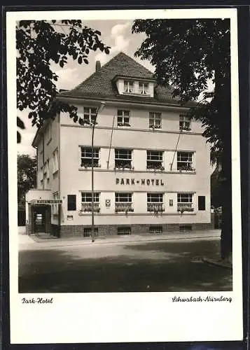 AK Schwabach-Nürnberg, Park-Hotel an der Bundesstrasse 2