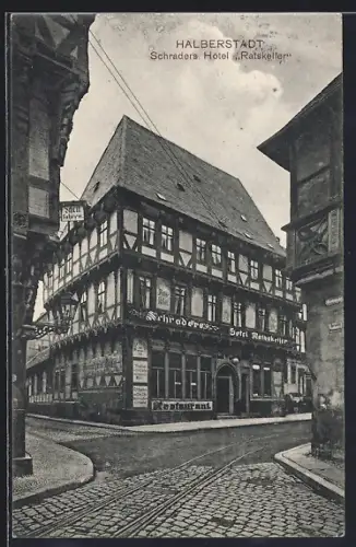 AK Halberstadt, Schraders Hotel Ratskeller