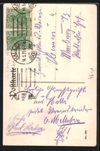 AK Halle /Saale, Marktplatz mit Kirche und Strassenbahn