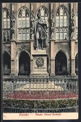 AK Dresden, Theodor Körner-Denkmal