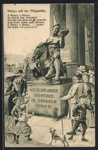AK Dresden, Dionys mit der Fliegentüte