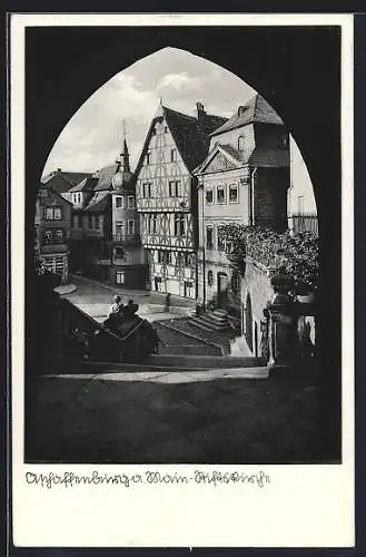 AK Aschaffenburg, Richtsplatz im Sonnenschein