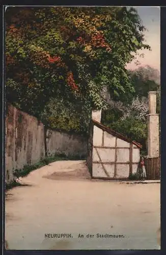 AK Neuruppin, An der Stadtmauer