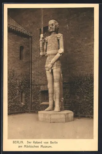 AK Berlin, Roland am Märkischen Museum
