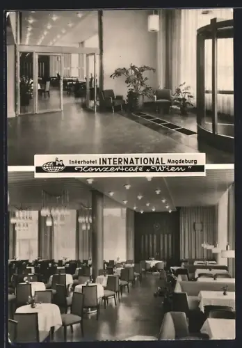 AK Magdeburg, Interholtel International, Konzertcafe Wien, Innenansichten