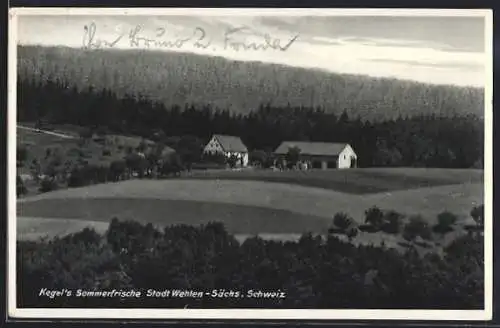 AK Wehlen /Sächs. Schweiz, Kegel`s Gasthof