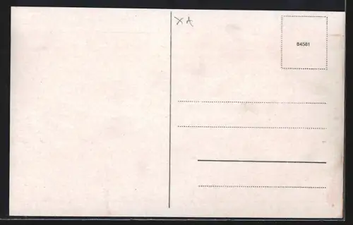 AK Merzig, Ortsansicht vom Schwarzenberg gesehen