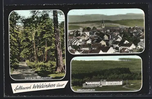 AK Weiskirchen /Saar, Schullandheim, Partie im Holzbachtal