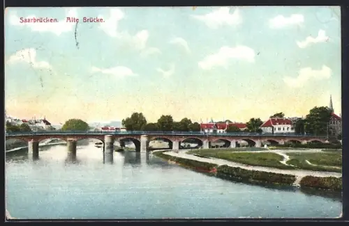 AK Saarbrücken, Partie an der alten Brücke