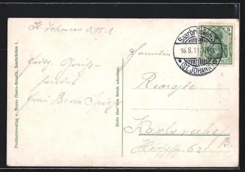 AK Saarbrücken, Partie an der alten Brücke