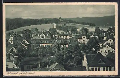 AK Eibenstock, Ortsansicht mit Bielhaus