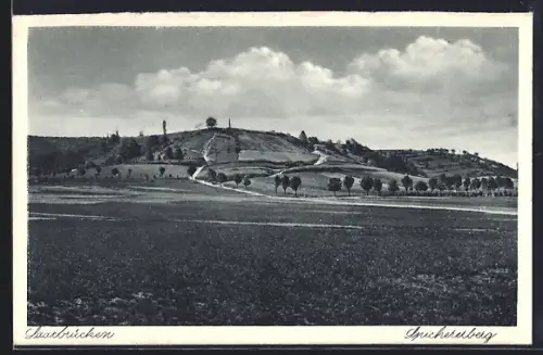 AK Saarbrücken, Blick auf den Spichererberg