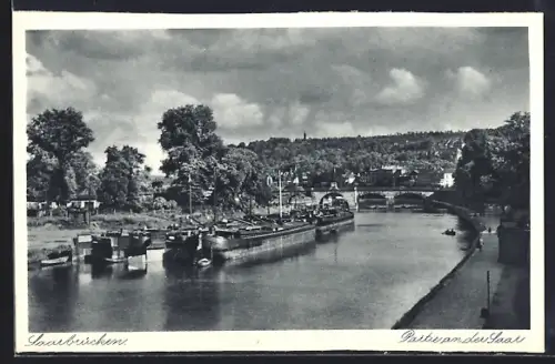AK Saarbrücken, Partie an der Saar