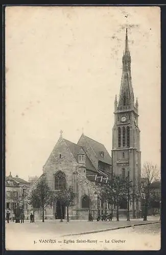 AK Vannes, Église Saint-Remy, Le Clocher