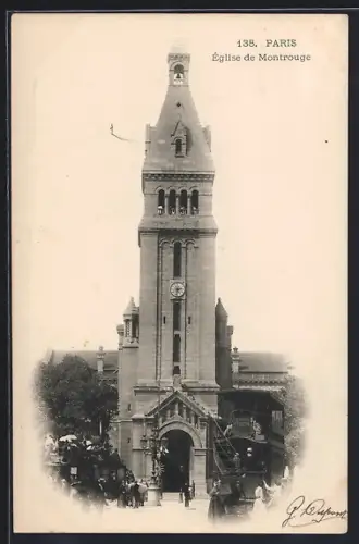 AK Paris, Église de Montrouge