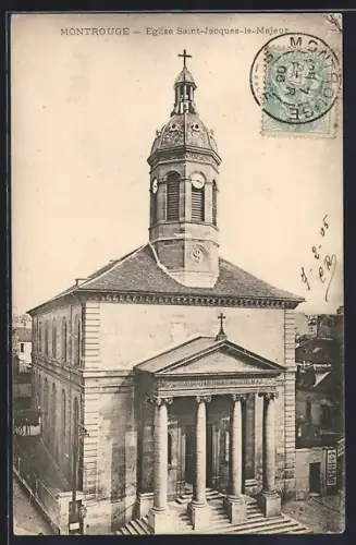 AK Montrouge, Église Saint-Jacques-le-Majeur