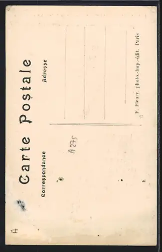 AK Paris-Neuilly, Monument de l`aéro-club de France à la porte des Ternes, avenue des Ternes et boulevard Gouvion St-Cyr