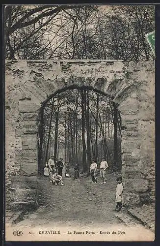 AK Chaville, La Fausse Porte, Entrée du Bois