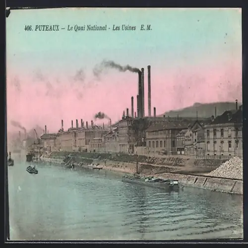 AK Puteaux, Le Quai National, Les Usines E. M