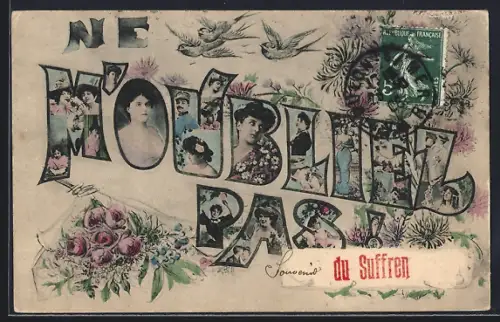 AK Suffren, Ne m`oubliez pas avec portraits et motifs floraux