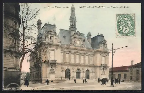 AK Neuilly-sur-Seine, L`Hôtel de Ville