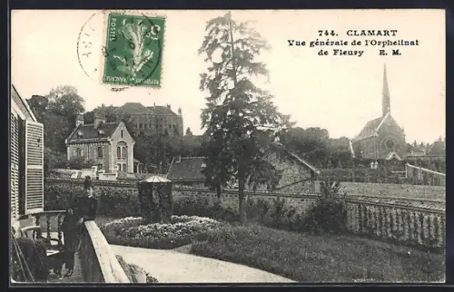 AK Clamart, Vue générale de l`Orphelinat de Fleusy