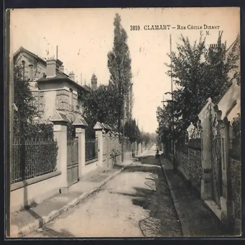 AK Clamart, Rue Cécile Dinant
