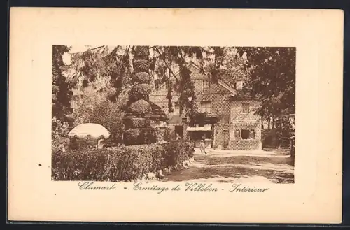 AK Clamart, Ermitage de Véllebon, Intérieur