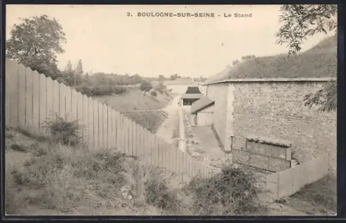 AK Boulogne-sur-Seine, Le Stand