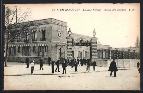 AK Billancourt, L`Usine Kellner, Sortie des ouvriers
