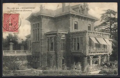 AK Billancourt, Le Sanatorium, Direction