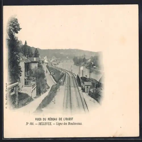 AK Bellevue, Ligne des Moulineaux du réseau de l`Ouest