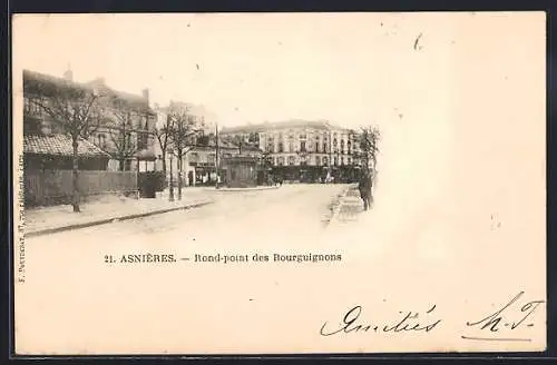 AK Asnières, Rond-point des Bourguignons