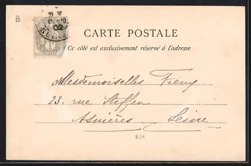 AK Asnières, Les deux Ponts du Chemin de Fer