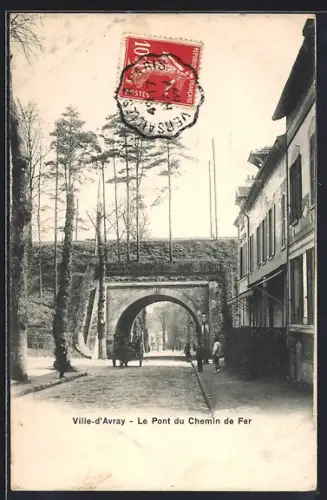 AK Ville-d`Avray, Le Pont du Chemin de Fer